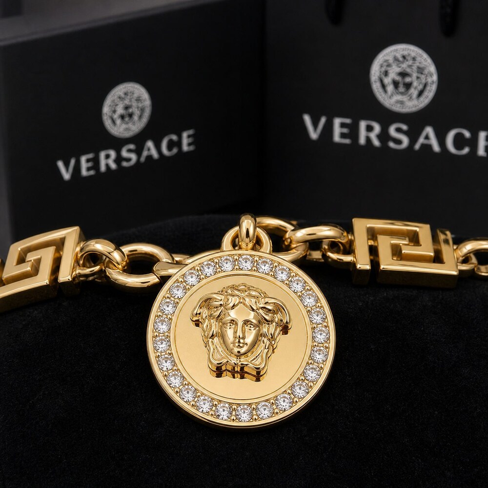 Versace Bold Statement Bracelet Style 2 | New with Box - Picture 3 of 9